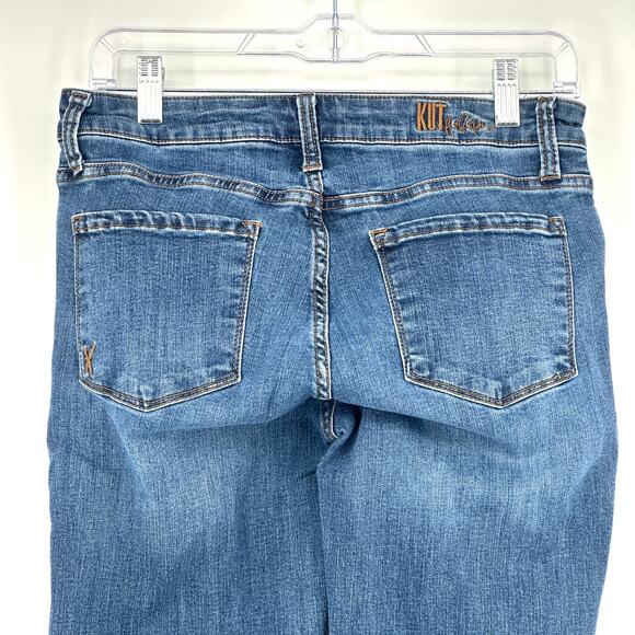 KUT From The Kloth Women's Jeans Size 4 Medium Wash Blue Low Rise Classic Fit - Picture 6 of 15